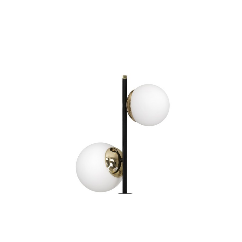 Lampa stołowa SPARTA BLACK / GOLD 2xE14