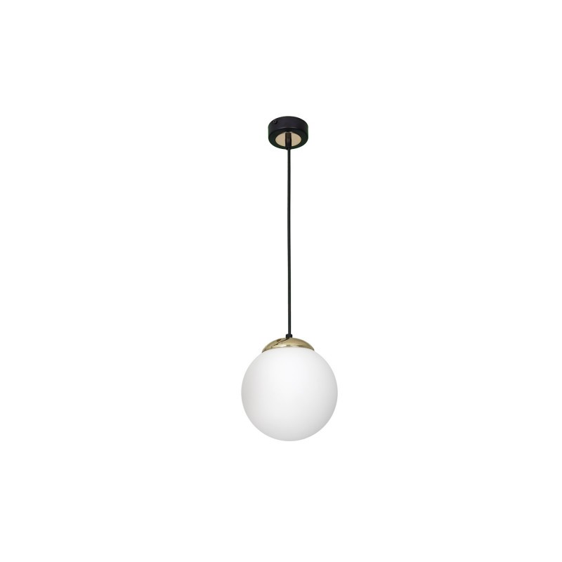 Lampa wisząca SPARTA BLACK / GOLD 1xE27