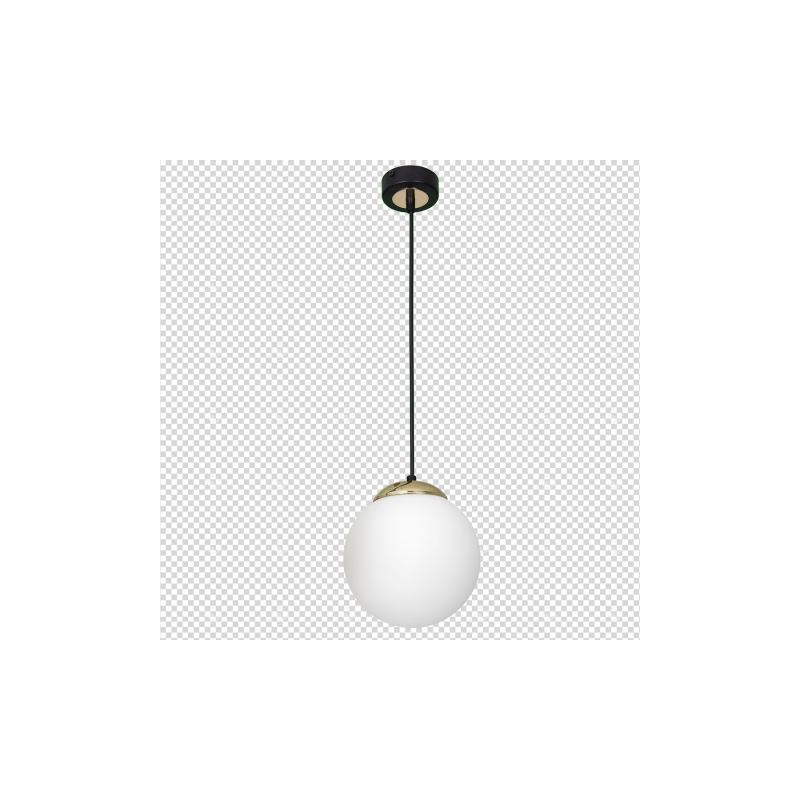 Lampa wisząca SPARTA BLACK / GOLD 1xE27