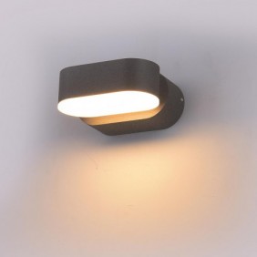 Kinkiet Ścienny V-TAC 6W LED Szary IP65 Obrotowy 350st VT-816 3000K 660lm