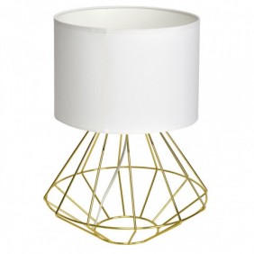 Lampa stojąca LUPO WITE/GOLD 1xE27