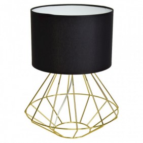 Lampa stojąca LUPO BLACK/GOLD 1xE27