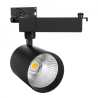 Czarna lampa szynowa LED 27W MDR GEMINA 2 930 60ST - 3000K