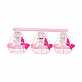 Lampa sufitowa KAGO PINK 3XE27