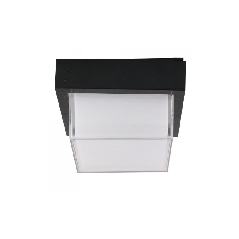 Oprawa V-TAC 12W LED IP65 Czarny Kwadrat VT-828 3000K 1200lm