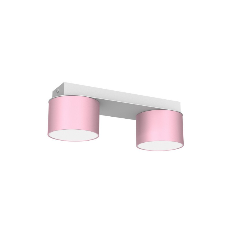 Lampa sufitowa DIXIE Pink/White  2xGX53