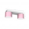 Lampa sufitowa DIXIE Pink/White  2xGX53