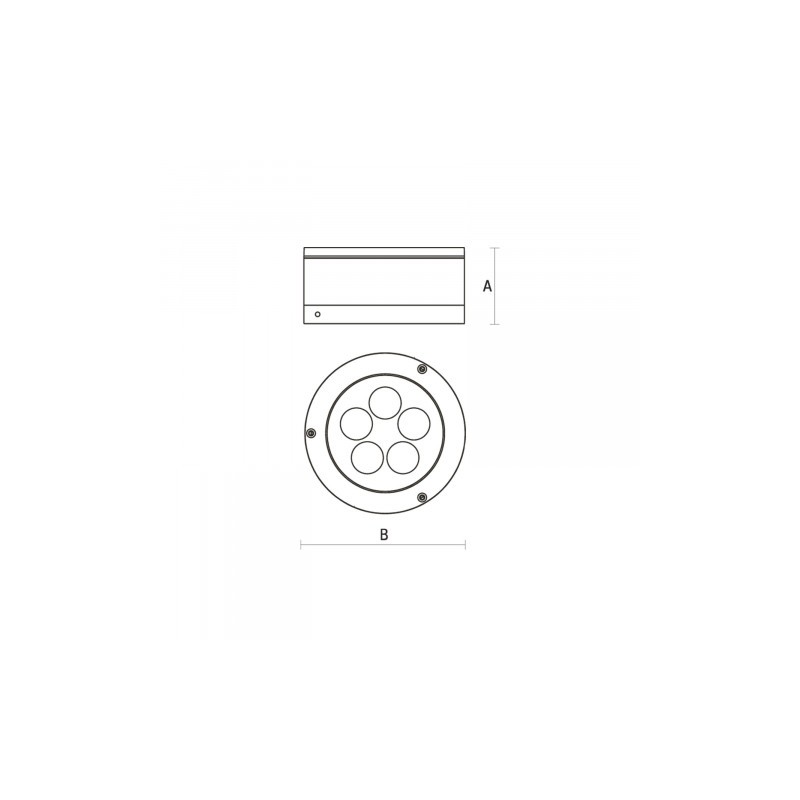 BERENIQUE 15LED CREE 15ST 230V 15W IP44 WW  &