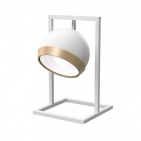 Lampka stołowa OVAL WHITE 1xE27