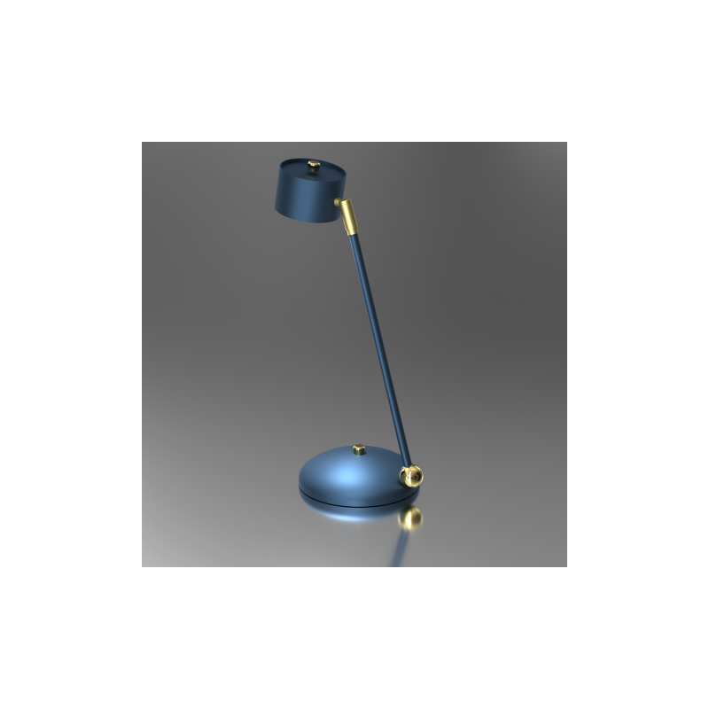 Lampka biurkowa ARENA BLUE/GOLD 1xGX53