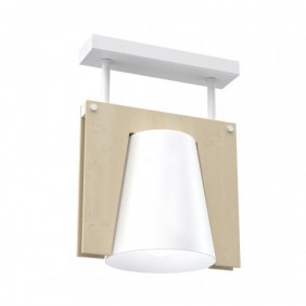 Lampa sufitowa NOAH WHITE 1xE27