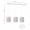Lampa sufitowa LOVELY 3xE27