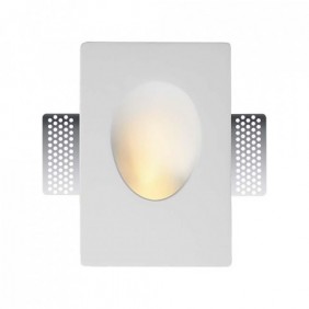 Oprawa Gipsowa V-TAC Kinkiet Ścienny GU10 Biały 120x180 VT-11007 3 Lata Gwarancji