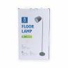 Lampa podłogowa metalowa E14 31 Szara z szarym kloszem