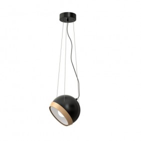 Lampa wisząca OVAL BLACK 1xE27