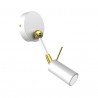 Kinkiet IRIS White/Gold 1x mini GU10