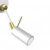 Kinkiet IRIS White/Gold 1x mini GU10