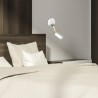 Kinkiet IRIS White/Gold 1x mini GU10