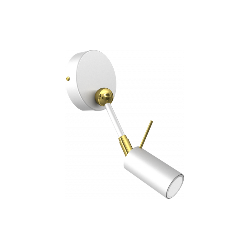 Kinkiet IRIS White/Gold 1x mini GU10