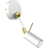 Kinkiet IRIS White/Gold 1x mini GU10