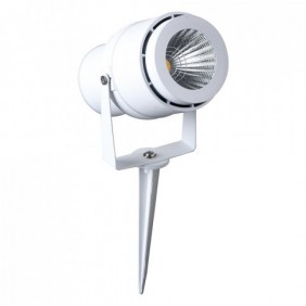 Oprawa Ogrodowa LED V-TAC Wbijana 12W Biała VT-857 4000K 720lm