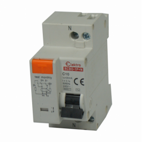 Wyłącznik RCBO 2P  30mA AC C 10A