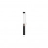 Lampa wisząca SOLO SAWN BLACK / PATINATED WOOD 1x mini GU10