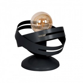 Lampa stołowa CORONA BLACK 1xE27