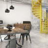 Lampa stołowa CORONA BLACK 1xE27