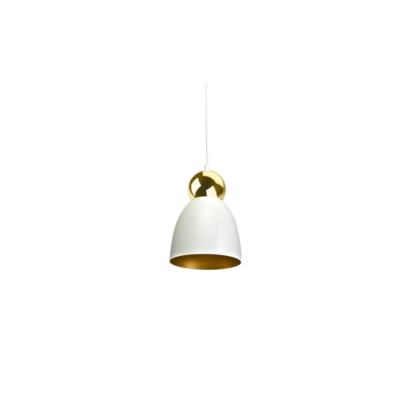 Lampa wisząca TAURUS WHITE/GOLD 1xE27