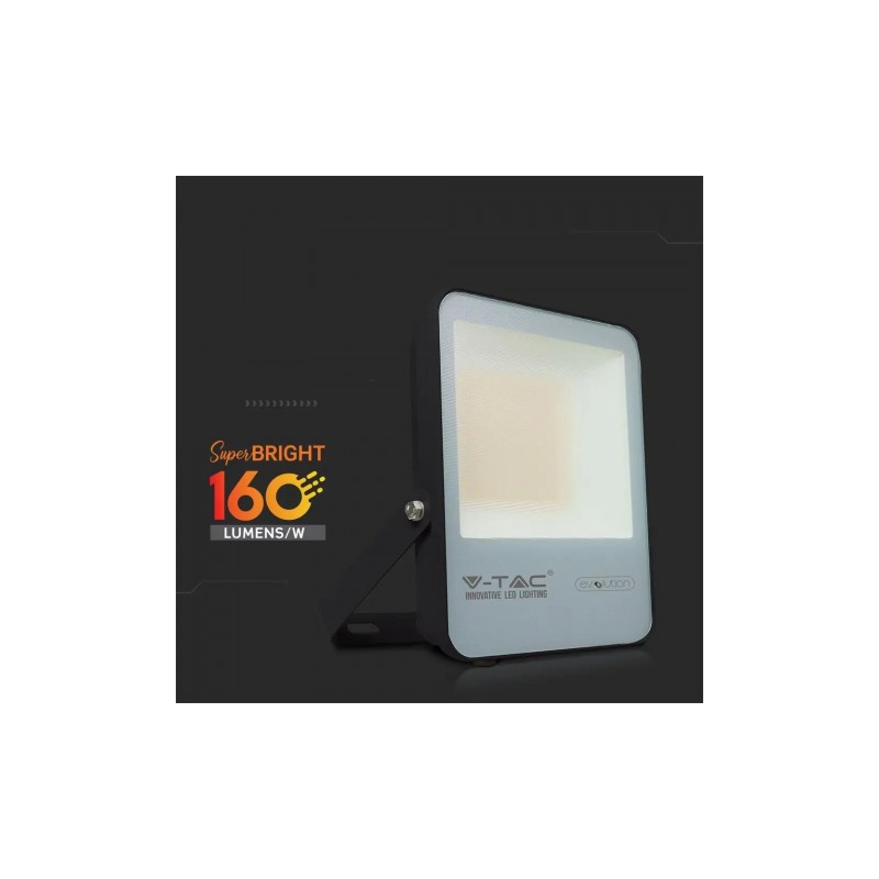 Projektor LED V-TAC 30W Czarny EVOLUTION 160lm/W VT-4931 6400K 4800lm