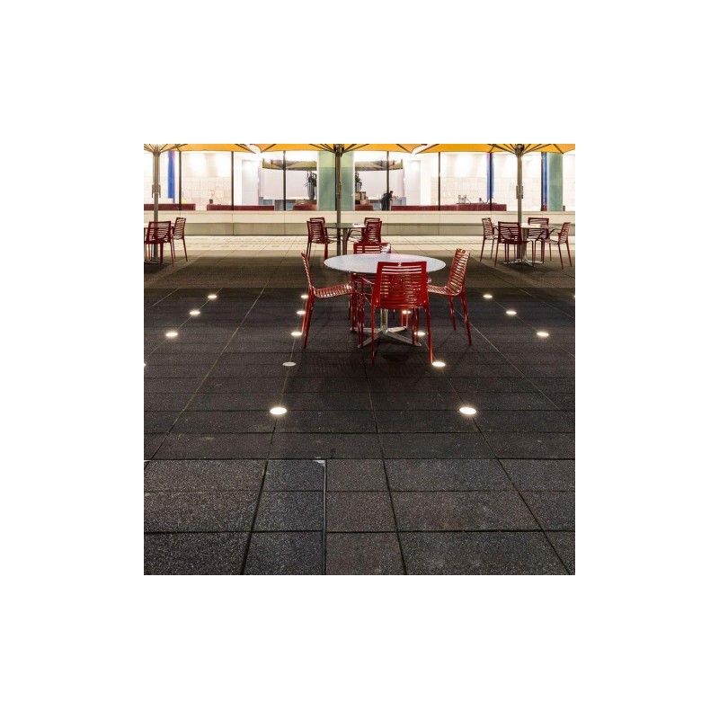 Oprawa Gruntowa Najazdowa Podłogowa V-TAC 1W LED Srebrna IP67 VT-1151 6500K 51lm