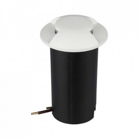 Oprawa Gruntowa Najazdowa 1W LED Biała 2-stronna IP67 VT-1161 6500K 50lm