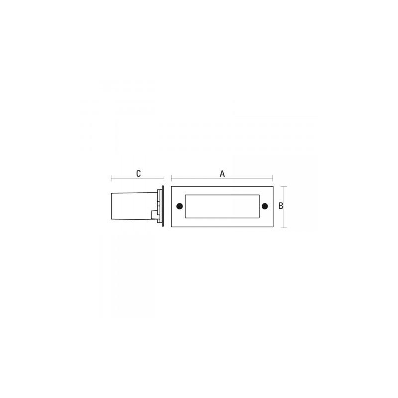 Lampa LED LAVA 16LED 230V 1,5W IP54 CW ŚCIENNE