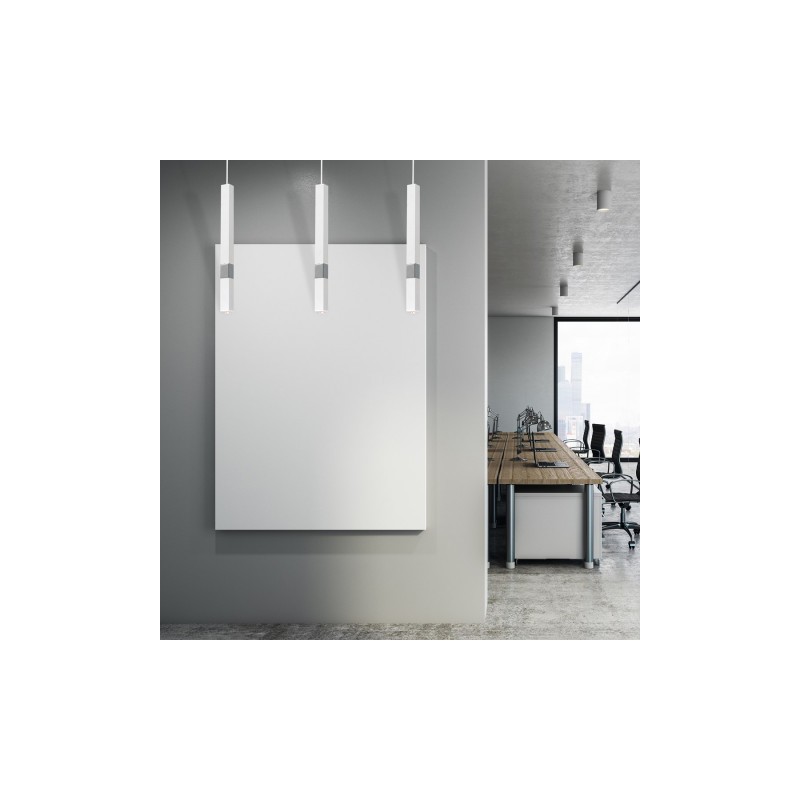 Lampa wisząca CASTRO WHITE / CHROME 1xG9