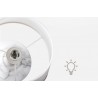 Ceramiczna lampa stołowa E14 15 Złota z czarnym kloszem