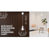 Lampa wisząca BASKET WHITE 1xE27