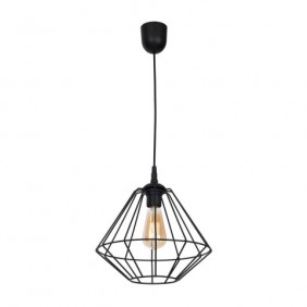 Lampa wisząca COLIN BLACK 1xE27