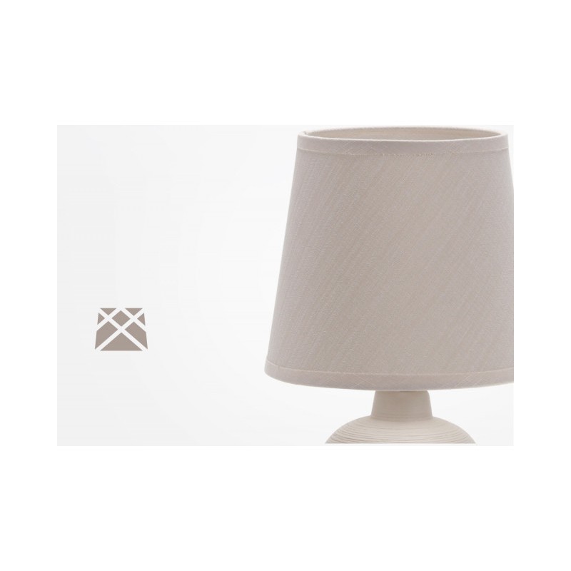 Ceramiczna lampa stołowa E14 16 Brązowa