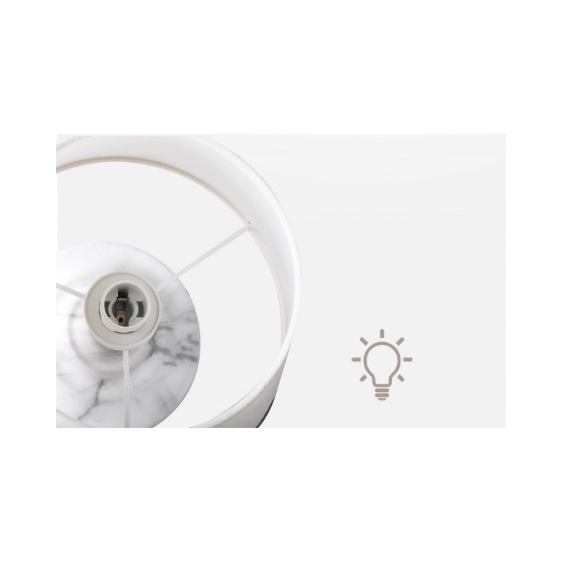 Ceramiczna lampa stołowa E14 16 Brązowa