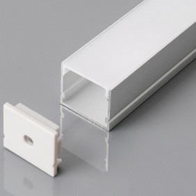Profil Aluminiowy V-TAC 2000x30x20MM Mleczny VT-8118