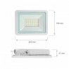 Lampa LED reflektor 50W 230V NOCTIS LUX 2 IP65 NW - Biały