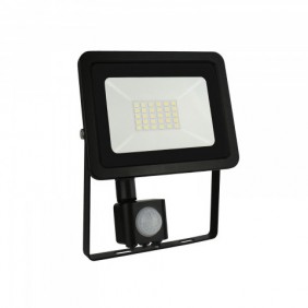 Naświetlacz LED 20W NOCTIS LUX 2 IP44 CW Czujnik ruchu - Czarny
