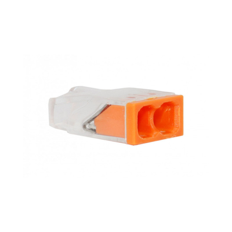 Szybkozłączka instalacyjna 2,5 mm2 - 2 styki (F2.0073) 100szt.