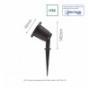 FLORI GU10 ALU                 250V IP65 98x145mmCZARNA wbijana, ruchoma