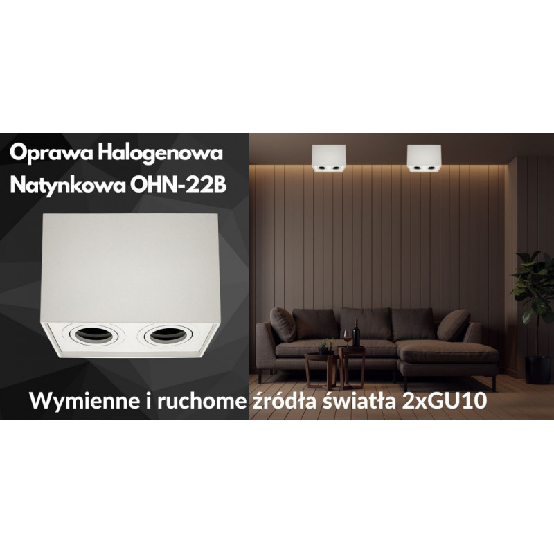 Oprawa Halogenowa Natynkowa OHN-22B