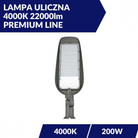 Lampa Uliczna 200W 4000K 22000Lm Premium Line