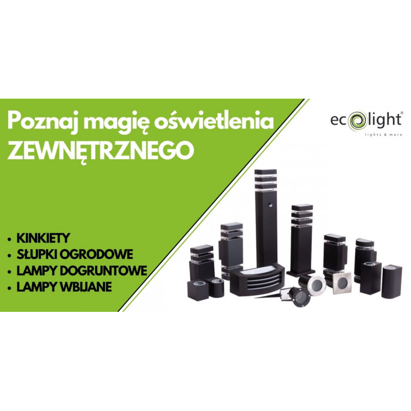 Słupek ogrodowy SO-60P 1xGU10 110x65x600 PIR