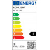 ŻARÓWKA LED C30 CANDLE E14 3W 6500K 270lm
