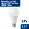 ŻARÓWKA LED A60 CLASSIC E27 10W 24V 4000K 900lm